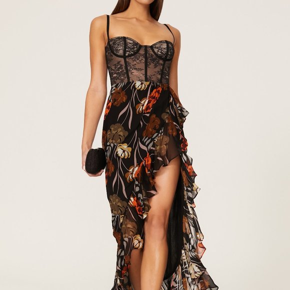 Katie May SENORITA GOWN in Black - Picture 1 of 5